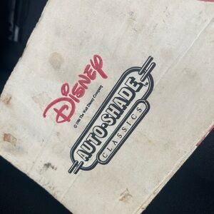 Vintage-Disney Auto-Shade with Red and Black Logo